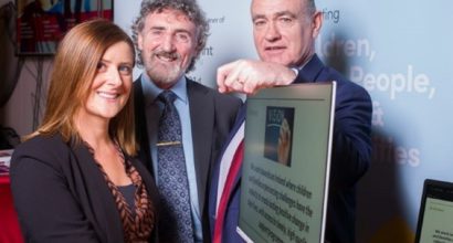 Hugh Doogan, CEO, Archways with colleagues Paul Johnston and Eimear Collins.