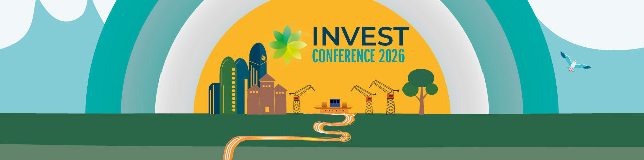 INVEST Conference graphic emblem