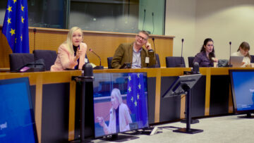 MEP Maria Ohisalo speaking.