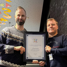 Metsokankaan koulun rehtori Otto Leskinen ja KiVa-vastuuopettaja Antti Ranta