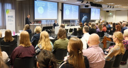 Big audience at the seminar room.