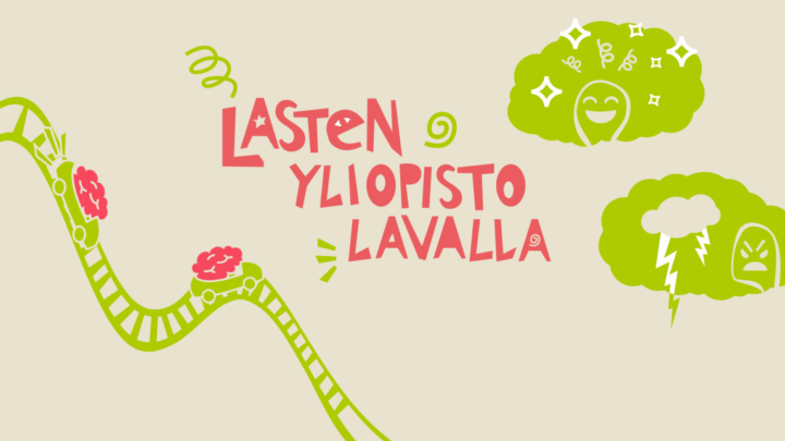 Lasten yliopisto lavalla logo