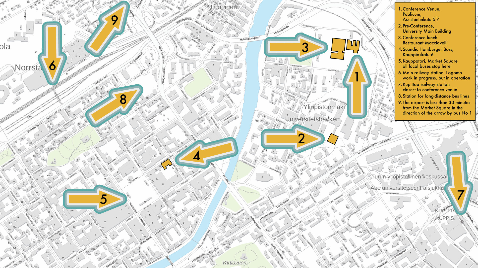 INVEST conference locations