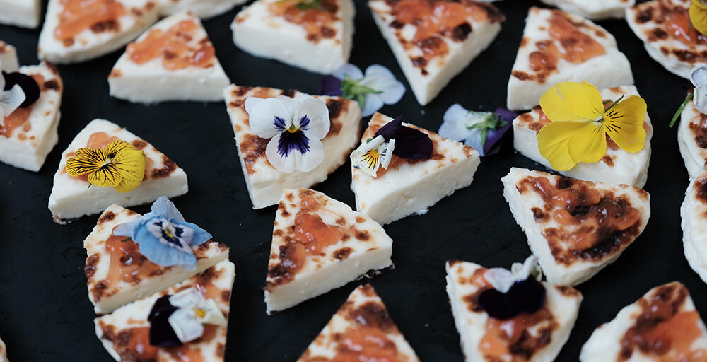 Welcome reception serving