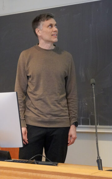 Matti Lindberg speaking.